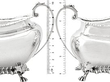 Silver Cream and Sugar Set size