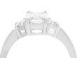 Emerald Cut Trilogy Ring