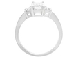 Emerald Cut Trilogy Ring