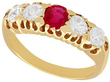 Synthetic Ruby Ring