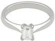 Emerald Cut Diamond Engagement Ring
