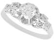 1920s Platinum Diamond Ring