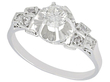 1920s Platinum Diamond Ring