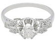 1920s Platinum Diamond Ring