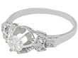 1920s Platinum Diamond Ring