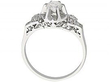 1920s Platinum Diamond Ring