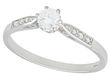 Diamond Solitaire Ring in Platinum