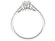Diamond Solitaire Ring in Platinum Vintage