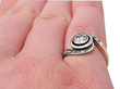 Antique Twist Ring Wearing