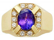 gold tanzanite ring