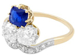 Antique Cocktail Ring with Diamonds