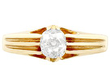 Yellow Gold Solitaire