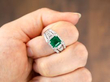 Emerald Cocktail Ring