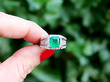 large emerald diamond ring
