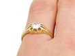 Yellow Gold Solitaire Ring