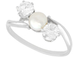 Vintage Pearl and Diamond Ring