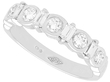 18ct White Gold Half Eternity Ring