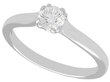 Diamond Solitaire Ring in Platinum