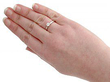 Diamond Solitaire Ring in Platinum Wearing
