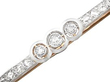 Diamond Bar Brooch
