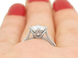 Platinum Solitaire Engagement Ring