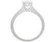 Asscher Cut Diamond Solitaire Ring