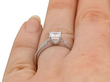 Asscher Cut Diamond Solitaire Ring