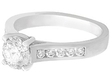 Contemporary Solitaire Ring