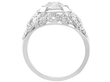 Diamond Cocktail Ring in Platinum side