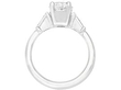 Art Deco Solitaire Ring in Platinum 
