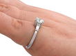 Art Deco Solitaire Ring in Platinum 