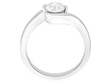 Platinum and Diamond Solitaire Ring