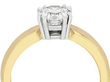 1 carat solitaire diamond ring yellow gold UK