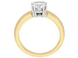 1 carat solitaire diamond ring yellow gold 