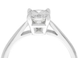 Cushion Cut Diamond Solitaire Ring