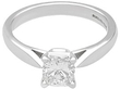 Cushion Cut Diamond Solitaire Ring