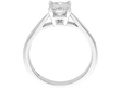Cushion Cut Diamond Solitaire Ring
