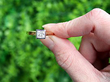 Princess Cut Solitaire Ring Outside