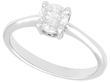 White Gold Brilliant Cut Diamond Ring