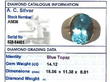 blue topaz yellow gold ring grading card
