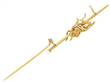 Antique Pearl Insect Brooch