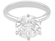 large diamond solitaire engagement ring