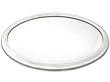 silver mirrored plateau