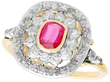 Synthetic Ruby Ring 