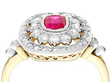Synthetic Ruby Ring 