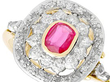 Synthetic Ruby Ring 
