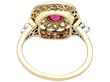 Synthetic Ruby Ring 
