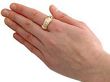 Antique Diamond Buckle Ring Wearing