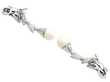 Pearl & Diamond Drop Earrings