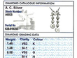 Diamond Bow Necklace Grading Card